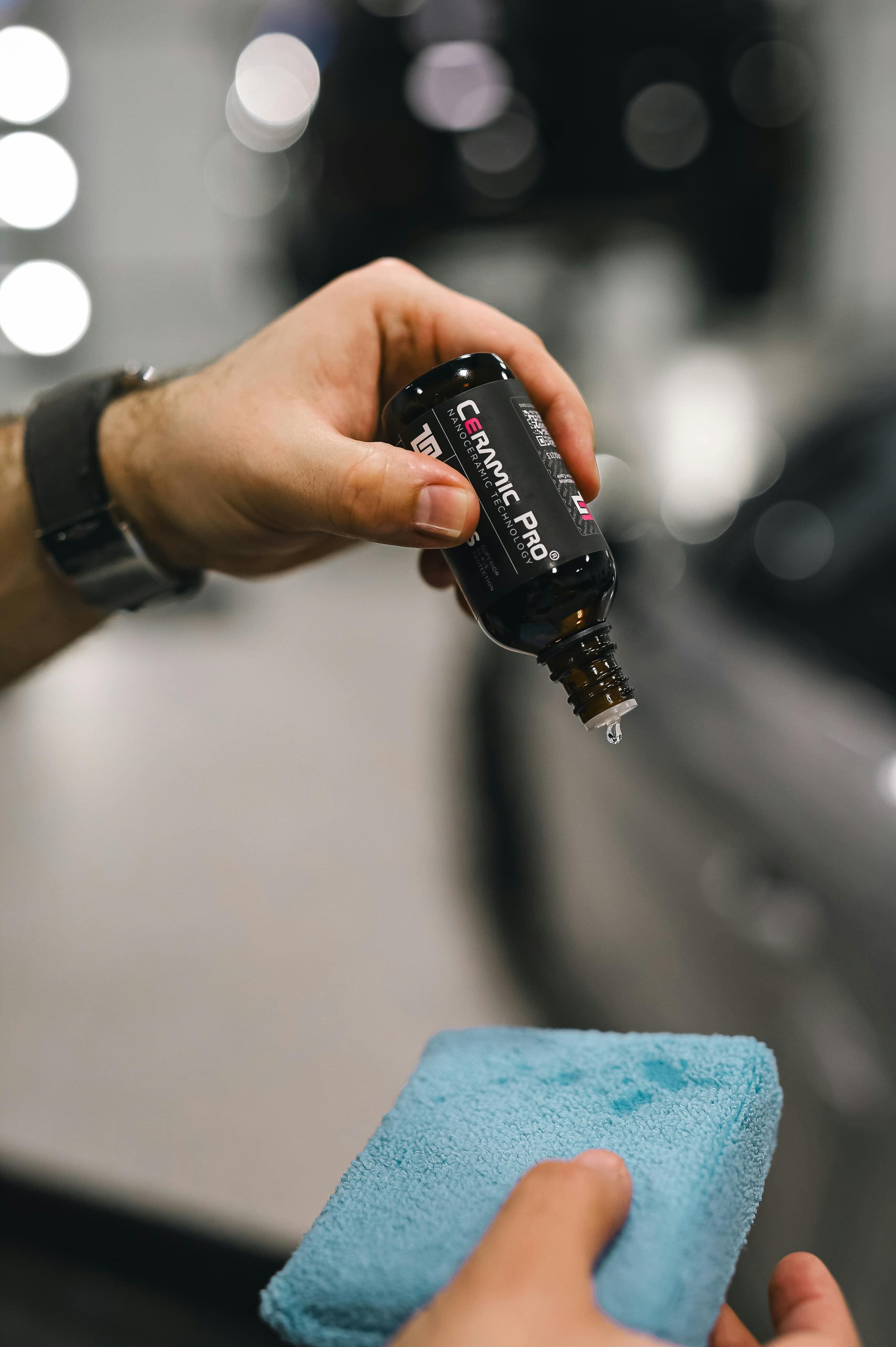 Ceramic coating application